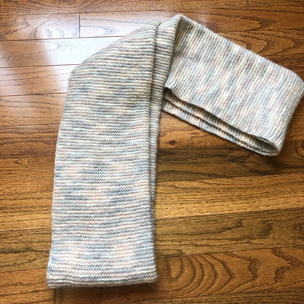 Pastel colored scarf